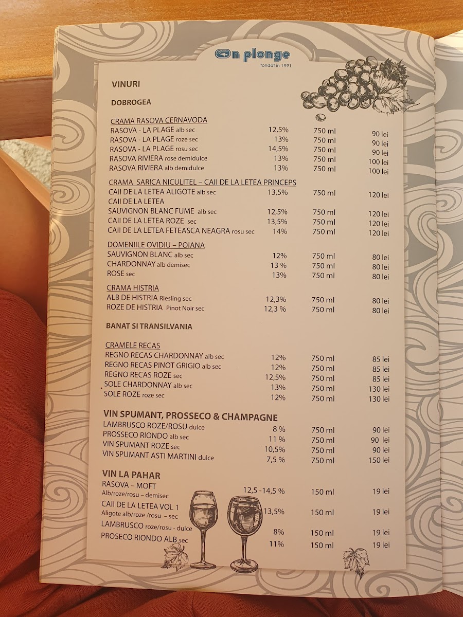 On Plonge Menu - Image 3