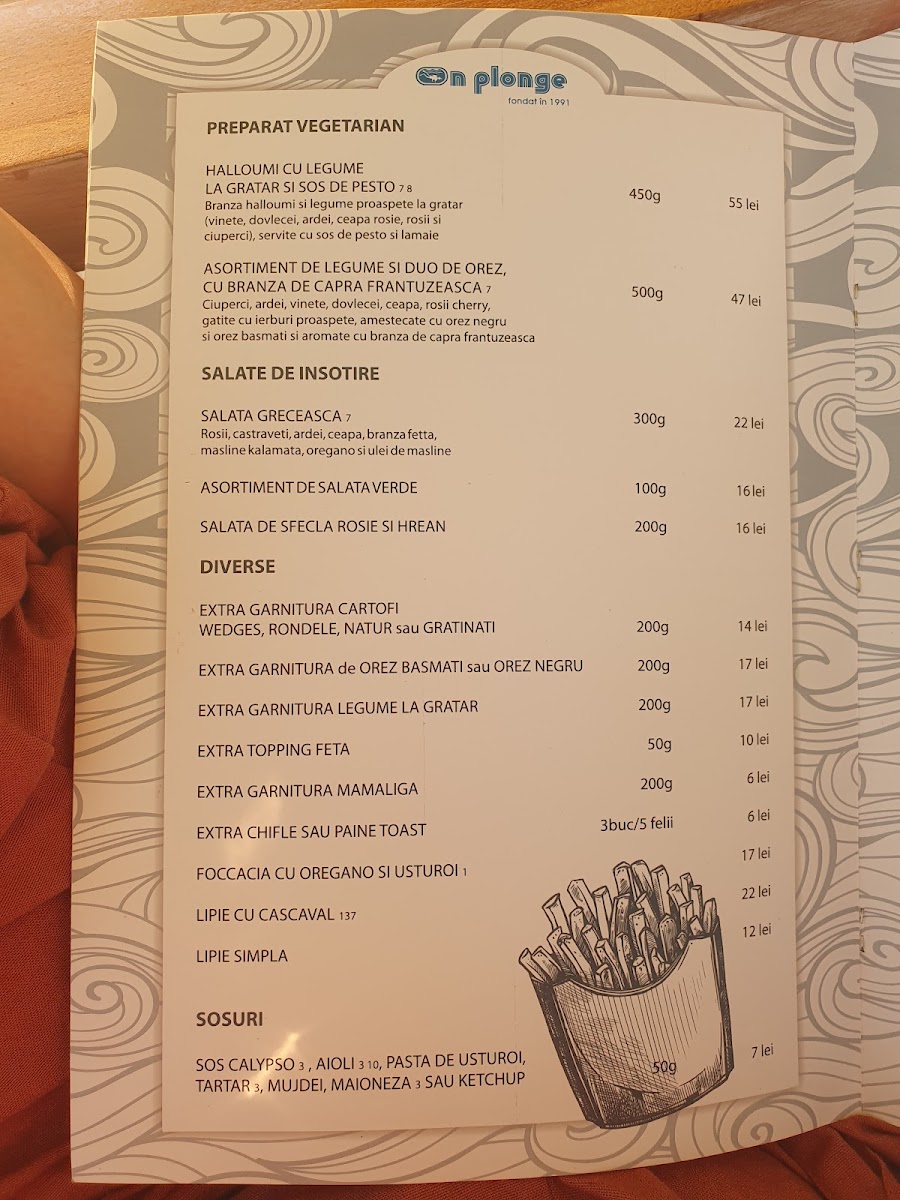 On Plonge Menu - Image 4