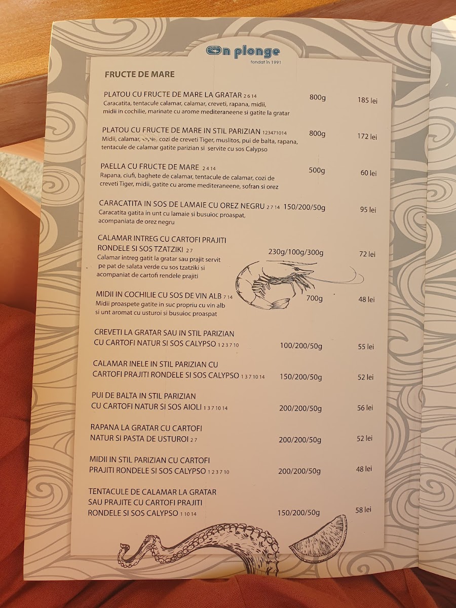 On Plonge Menu - Image 6